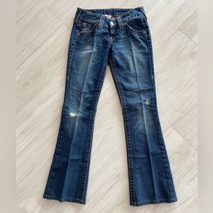 True Religion Bobby Jeans! Size 26! Low rise, 29.5” inseam
